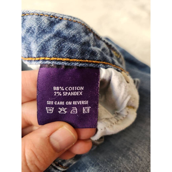 Vigoss Collection Womens Flare Jeans Blue Stretch Stone Wash Denim Juniors 5 - Picture 8 of 8